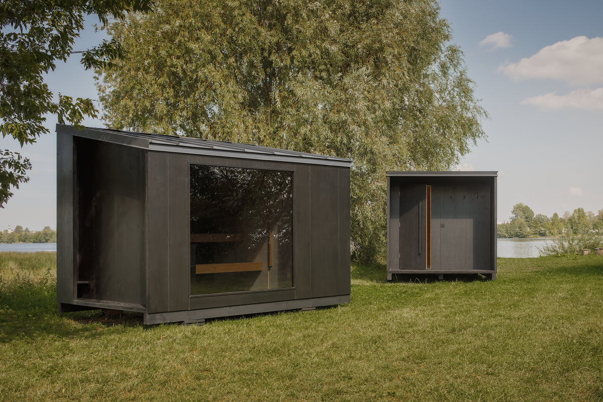 outdoor clt saunas